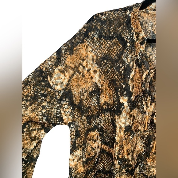 NWT Free People Out For The Night Top in Snake Combo Size Small - Picture 9 of 12